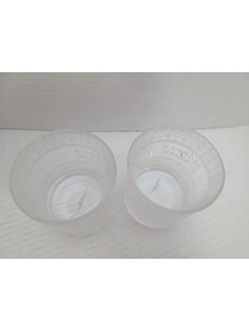 Makers Mark Set of 2 Limited Edition Holiday Sweater Bourbon Rocks Glasses